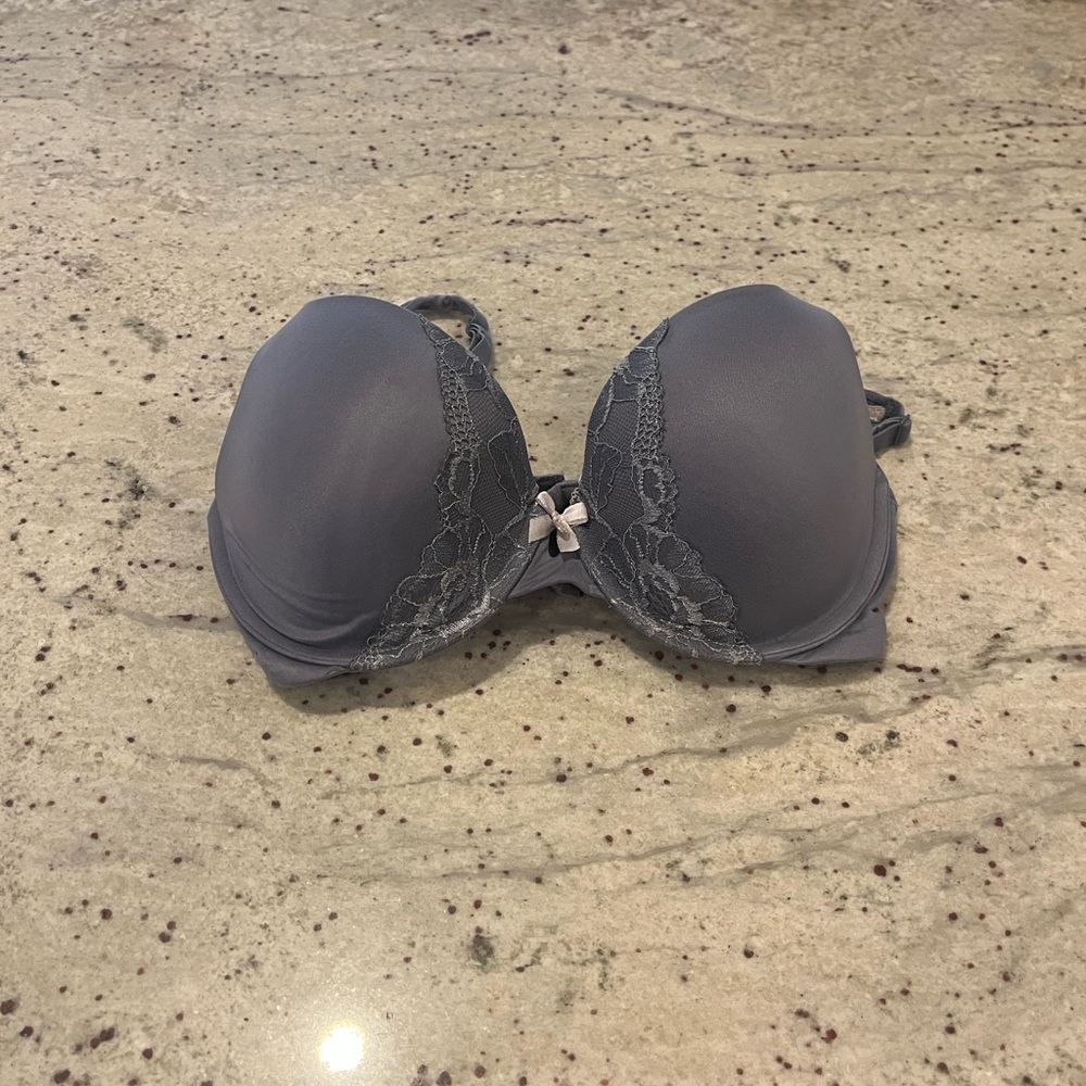 Victoria's Secret Gray Lace Bra